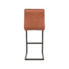 LABEL51 Barkruk Milo - Cognac - Microfiber - Zithoogte 66 - Afbeelding 5
