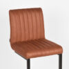 LABEL51 Barkruk Milo - Cognac - Microfiber - Zithoogte 66 - Afbeelding 6