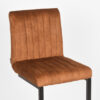 LABEL51 Barkruk Milo - Oker - Velours - Zithoogte 66 - Afbeelding 6
