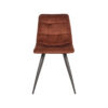 LABEL51 Eetkamerstoel Jelt - Rust - Velours - Black Frame - Afbeelding 3