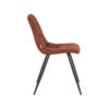 LABEL51 Eetkamerstoel Jelt - Rust - Velours - Black Frame - Afbeelding 4