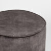 LABEL51 Poef Tibo - Antraciet - Velours - One Size - Afbeelding 4