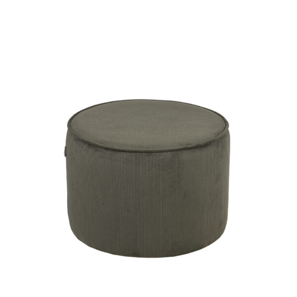 LABEL51 Poef Tibo - Army green - Ribcord - One Size - Afbeelding 3