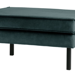Rodeo hocker velvet teal