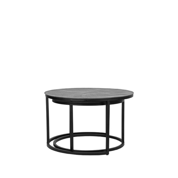 LABEL51 Salontafel Grand - Antiek ash - Metaal - 75 cm - Afbeelding 3