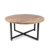 LABEL51 Salontafel Dex - Rough - Mangohout - 80 cm - Rond - Afbeelding 3