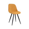 LABEL51 Eetkamerstoel Capri - Oker - Fluweel - Black Frame