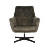 LABEL51 Fauteuil Toby - Hunter - Velours - One Size - Afbeelding 3