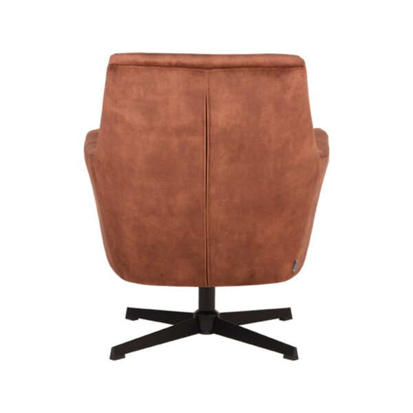 LABEL51 Fauteuil Toby - Rust - Velours - One Size - Afbeelding 5