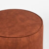 LABEL51 Poef Tibo - Rust - Velours - One Size - Afbeelding 4