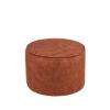 LABEL51 Poef Tibo - Rust - Velours - One Size - Afbeelding 3