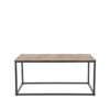 D-MAXX Salontafel Pride - Antiek goud - Metaal - 100 cm - Afbeelding 3