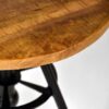 D-MAXX Bijzettafel Solid - Rough - Mangohout - 45 cm - Rond - Afbeelding 4
