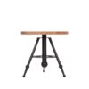 D-MAXX Bijzettafel Solid - Rough - Mangohout - 45 cm - Rond - Afbeelding 3
