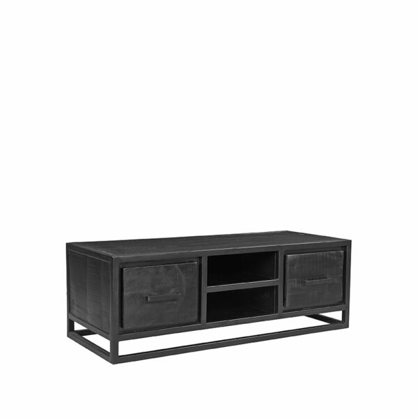 LABEL51 Tv-meubel Chili - Zwart - Mangohout - Tv-Meubel 120 cm - Afbeelding 3