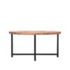 LABEL51 Salontafel Dex - Rough - Mangohout - 80 cm - Rond - Afbeelding 5