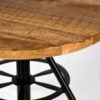 D-MAXX Salontafel Solid - Rough - Mangohout - 60 cm - Rond - Afbeelding 4