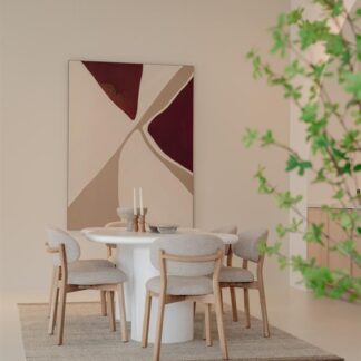 Eetstoel Mikky taupe